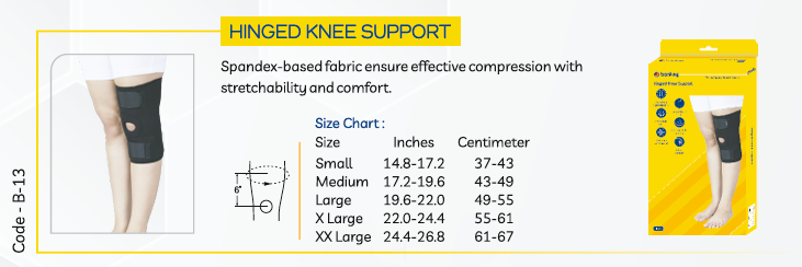 Hinged Knee Support Details