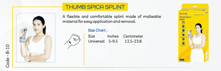 Thumb Spica Splint Details